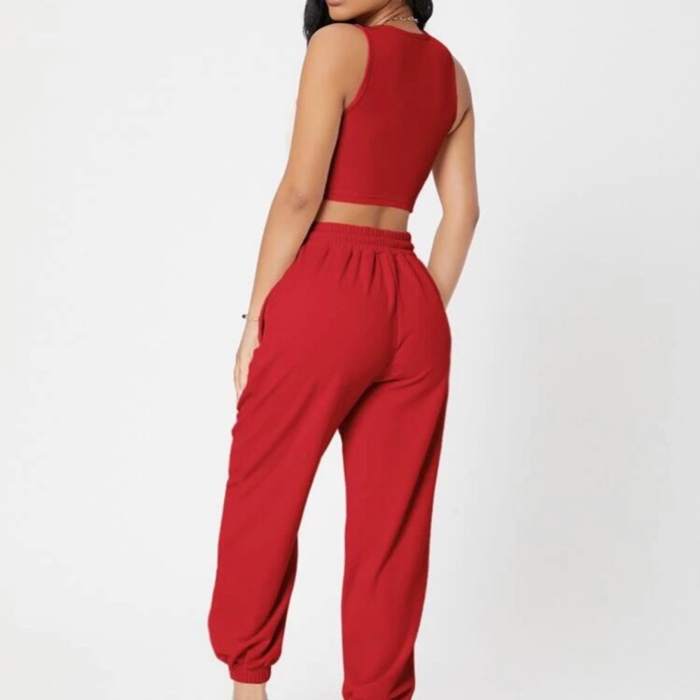 SHEIN 2 Piece Outfit Red